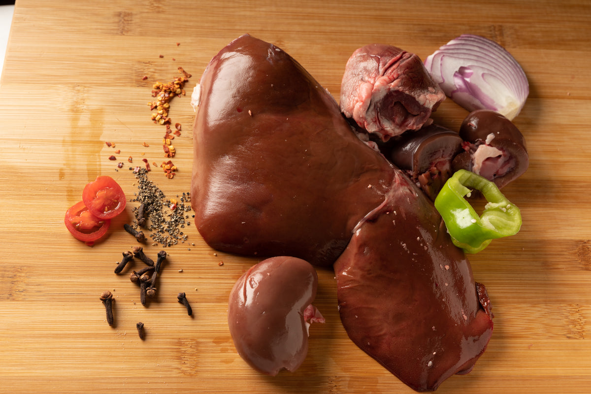 Lamb liver, kidney and heart Meatees Foods